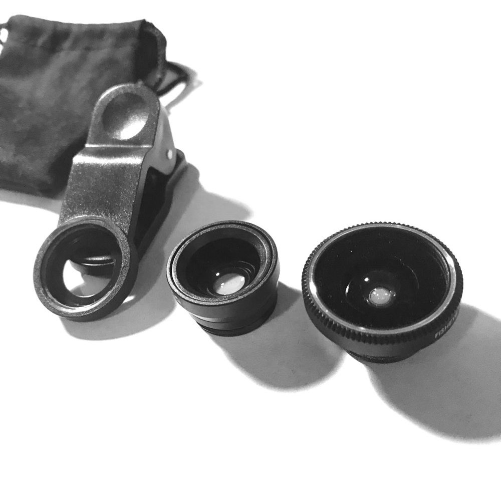 Two Fisheye Lens Set with Black Dust Bag